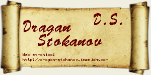 Dragan Stokanov vizit kartica